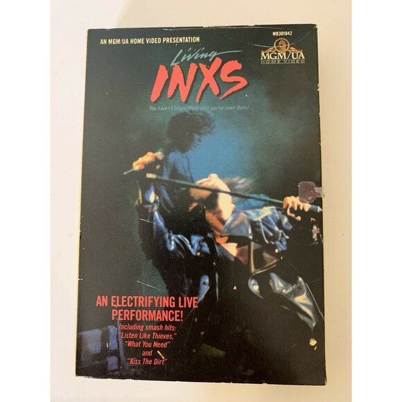 Inxs Living Inxs Live Performance Beta Betamax Video Tape Not Vhs Rare - Picture 1 of 9